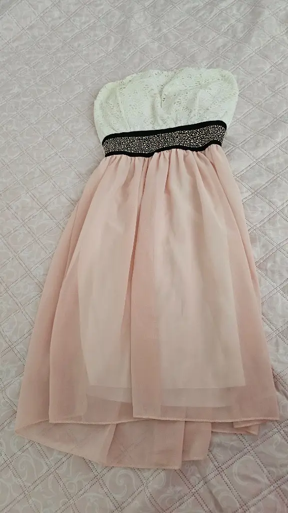 korte roze jurk