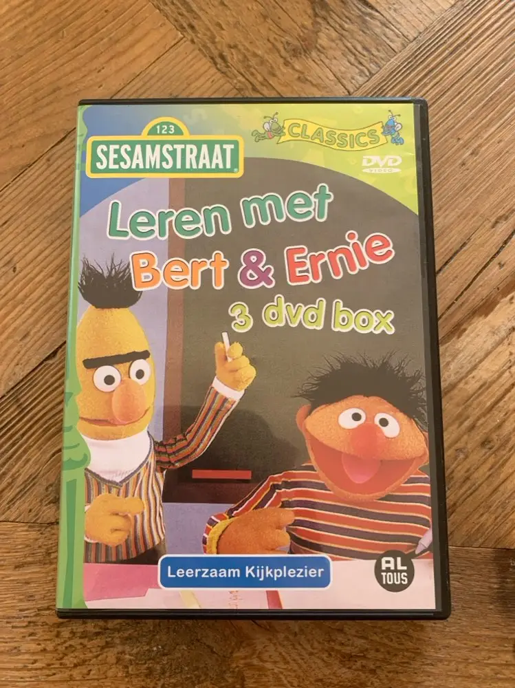 Leren met bert & ernie - 3 Dvd box