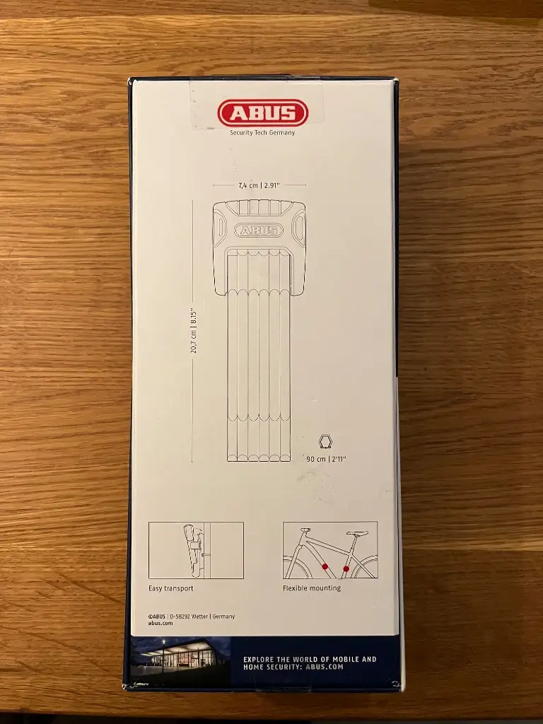 ABUS Bordo 6500k | 90cm
