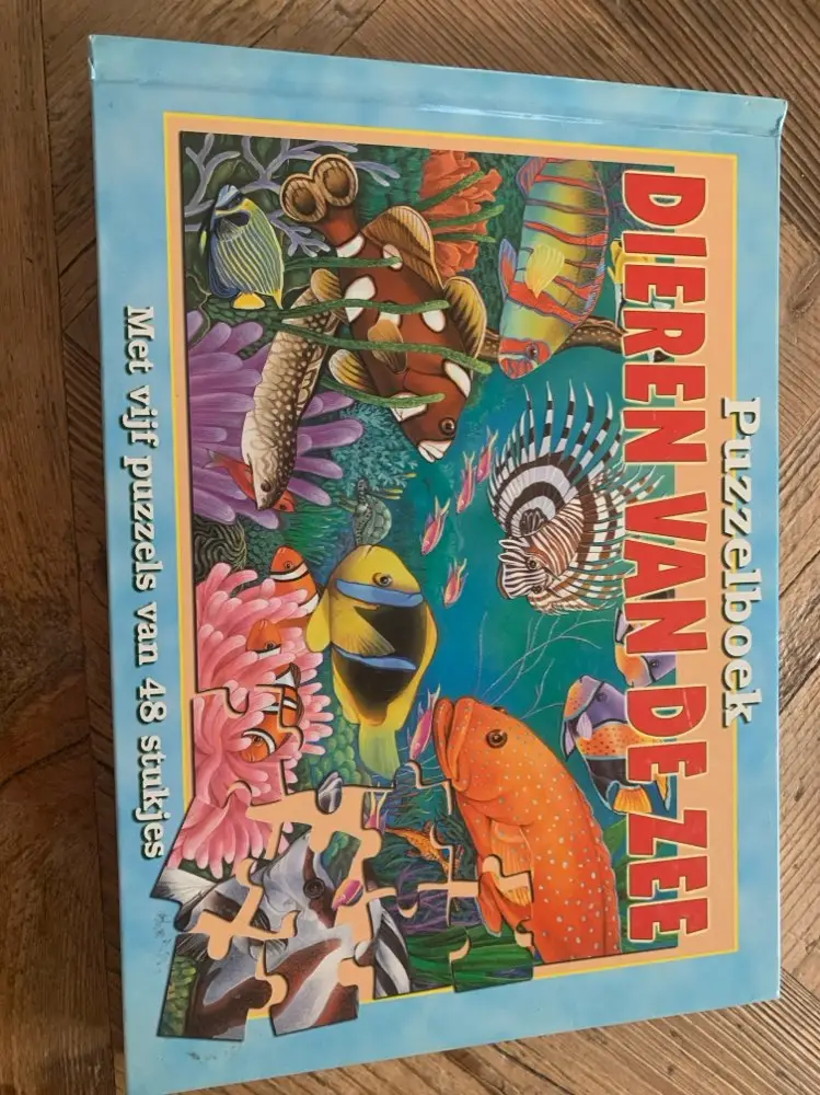 Dieren van de zee - palapelikirja